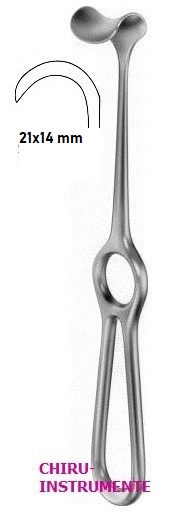 KOCHER retractor, 21 x 14 mm, 19 cm (7 ½")