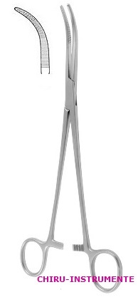 OVERHOLT-GEISSENDOERFER Präparierklemme, Fig. 2, 27 cm