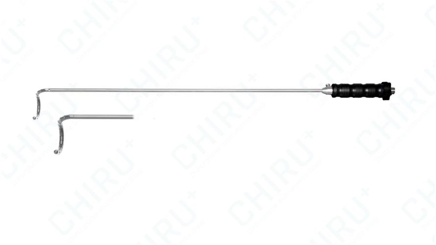 Flexibler Retraktor, hakenförmig, Ø 5 mm, 340 mm