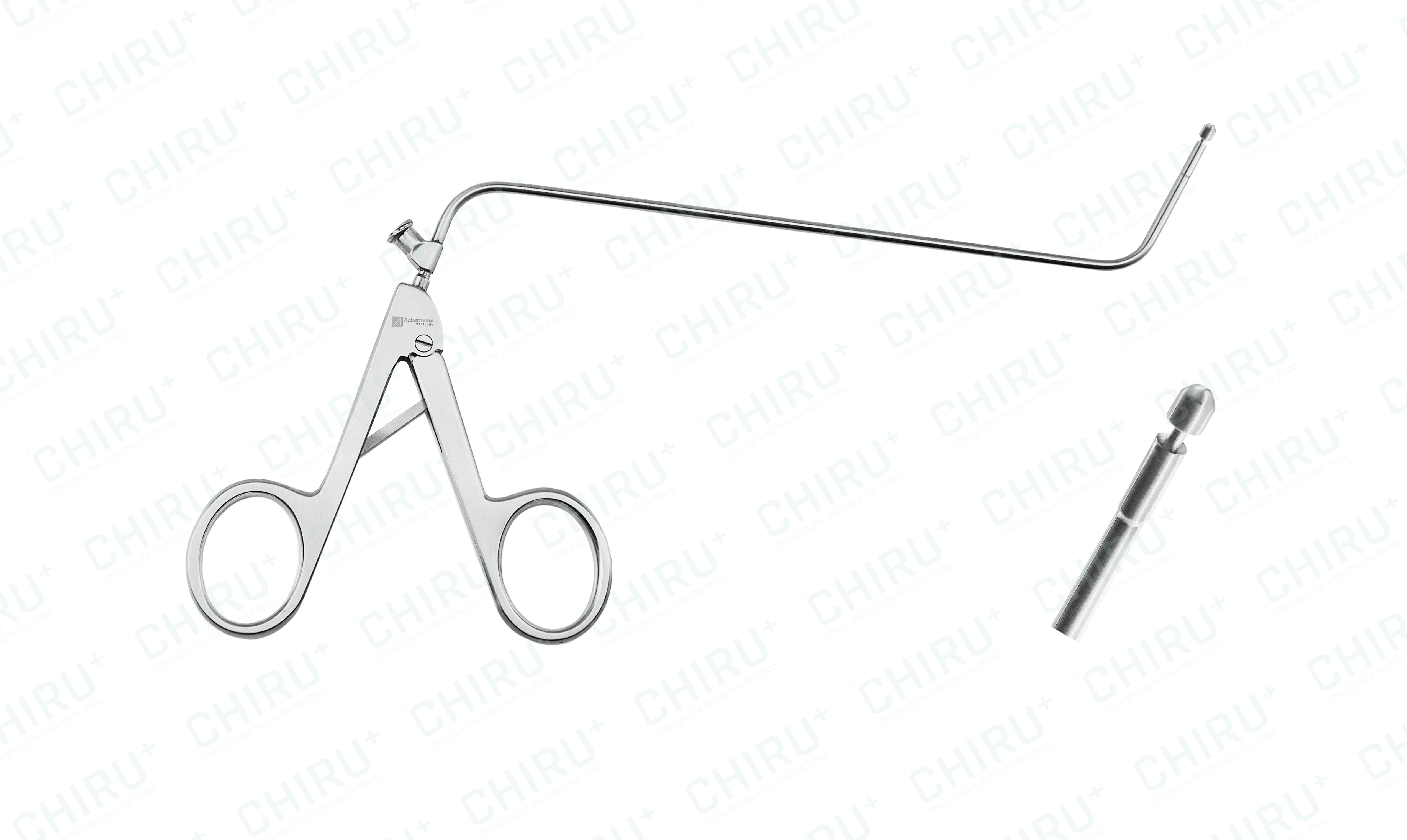 STAMMBERGER circular punch, egg-shaped, 18 cm, 65° upturned