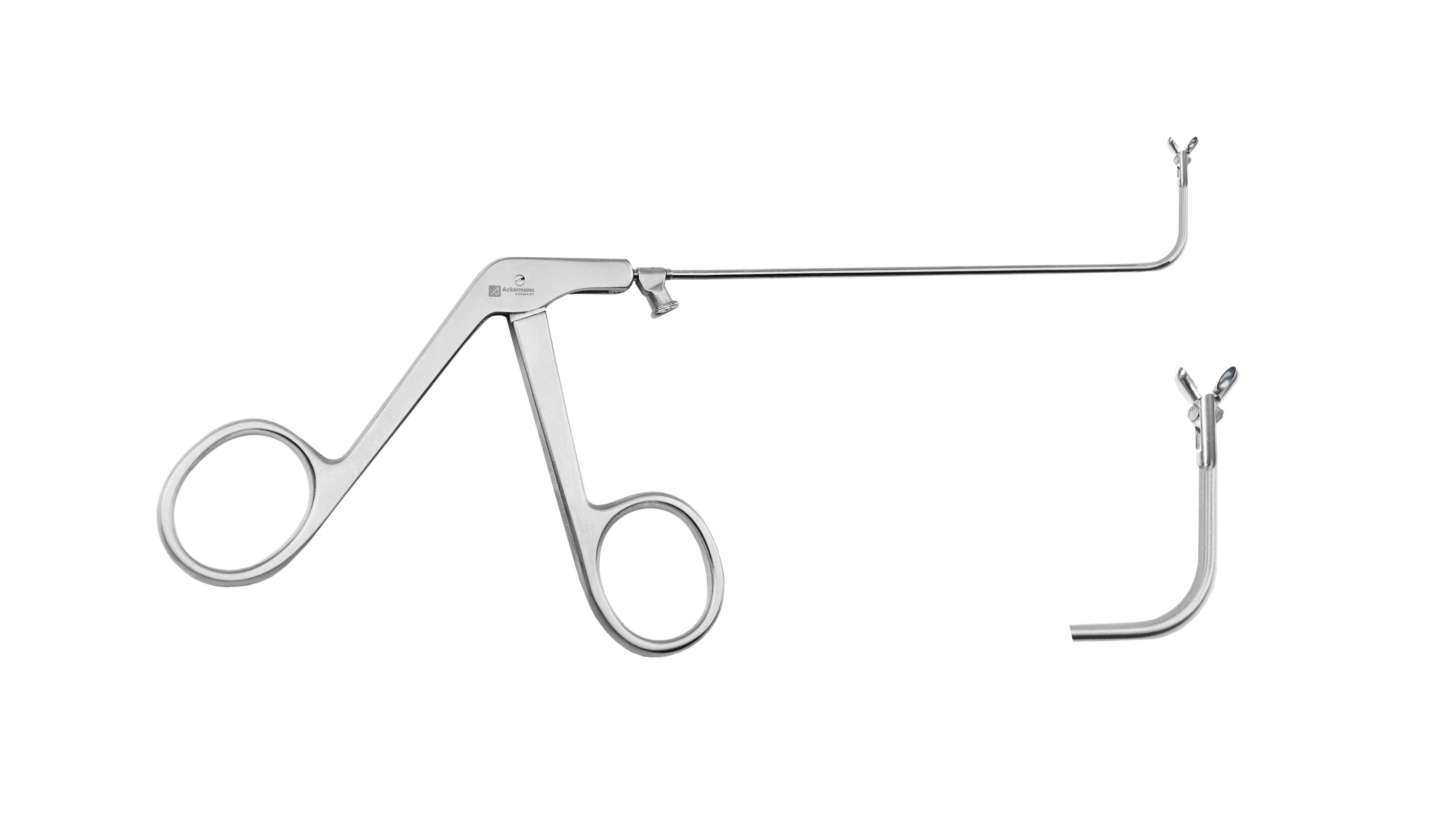 KUHN-BOLGER Giraffenzange, vertikal, 13 cm, 90° aufgebogen