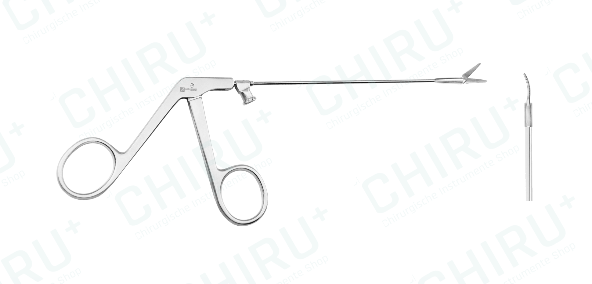 Nasenschere, 13 cm, links gebogen