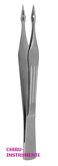 WALTER-CARMALT splinter forcpes, 10.5 cm (4 ¾"), smooth