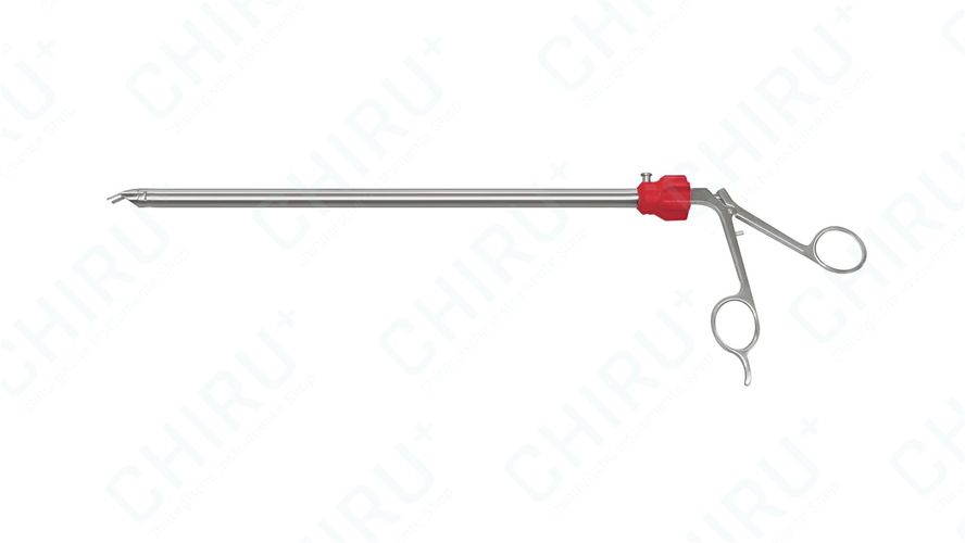 Endoskopische Clip Anlegezange, orange (L), Ringgriff, 330 mm, Ø12,5 mm für Europclips™