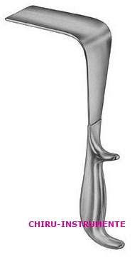 DOYEN Scheidenhalter, Fig. 4, 160 x 60 mm, leicht hohl