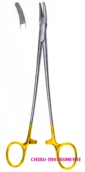 HARTMETALL (TC) MAYO-HEGAR (HEANEY) Nadelhalter, gebogen, 20cm