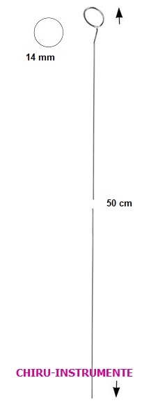 VOLLMAR Ringstripper, Kopf abgewinkelt, Ø 14mm, 50cm