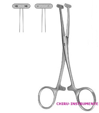 MARTEL scalp flap forceps, 14 cm (5 ½")