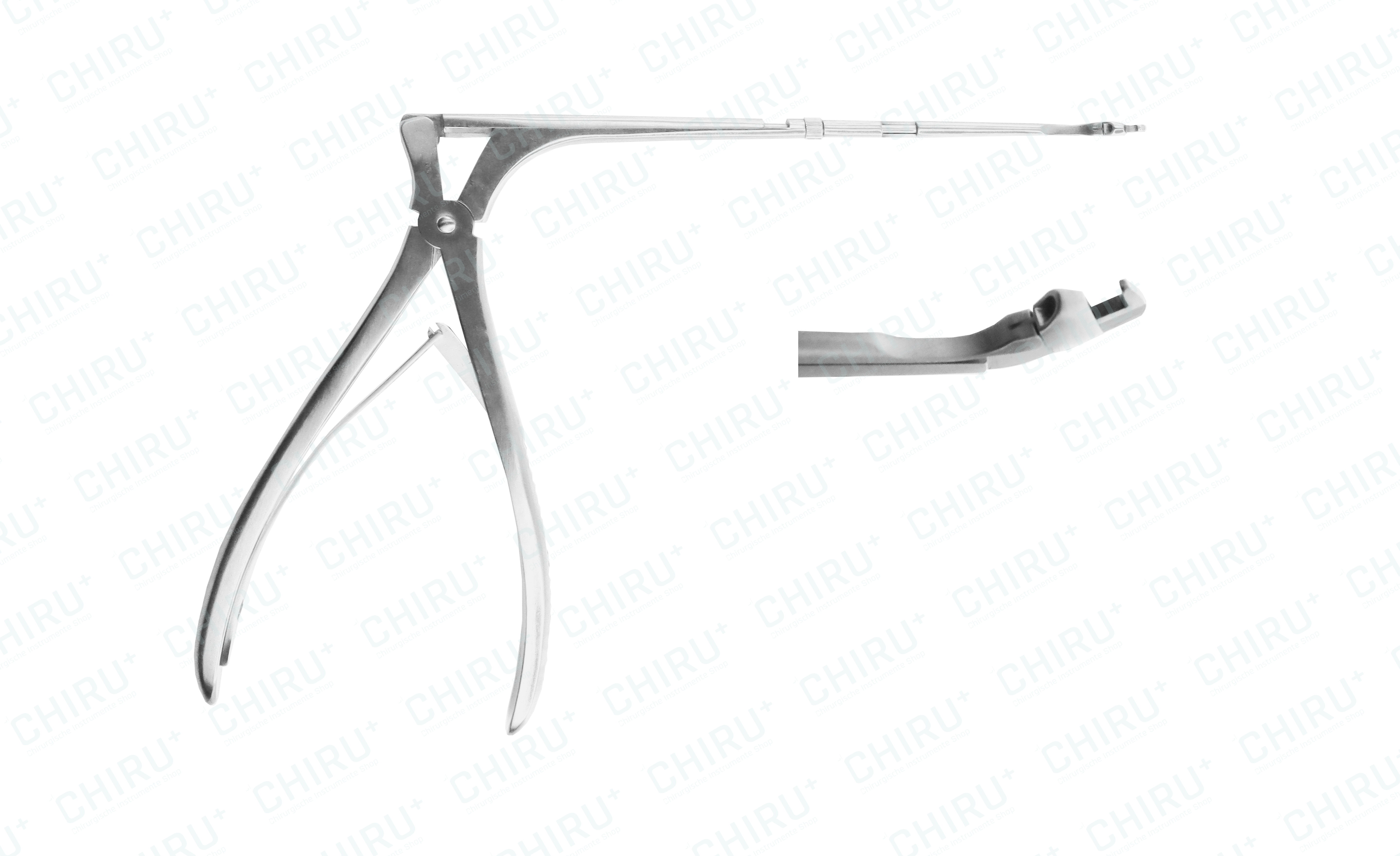 McKENTY-CASTELNUOVO Sphenoid punch, 1.6 x 2.0 mm, 17 cm, 30° upturned, rotating