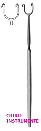 FOMON Nasenflügelhaken, zweizinkig, stumpf, 16cm FOMON Nasenflügelhaken, zweizinkig, stumpf, 16cm