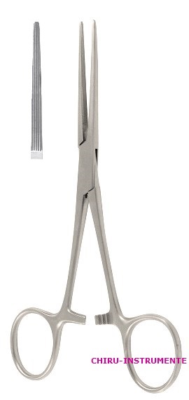 BAINBRIDGE hemostatic forceps, 18 cm (7"), straight