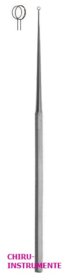 BUCK ear curette, fig. 3, straight, sharp