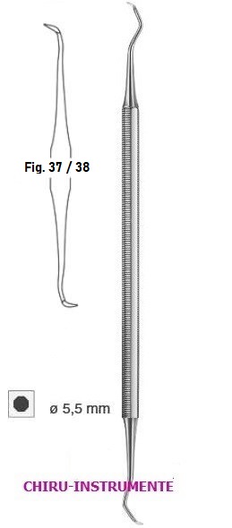 JACQUETTE Zahn Reiniger, Fig. 37 / 38 JACQUETTE Zahn Reiniger, Fig. 37 / 38