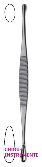 VOLKMANN scharfer Löffel, 13 cm