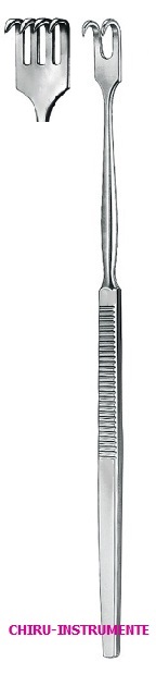 TRACHEAL Häkchen, 16 cm, 4 zahning, spitz TRACHEAL Häkchen, 16 cm, 4 zahning, spitz