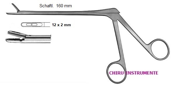 CASPAR rongeur, straight, 16 cm (6 ¼"), 2 x 12 mm