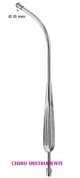 DEBAKEY Saugrohr, Saugspitze Ø 10 mm, 28 cm