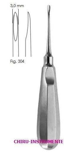 Apical Wurzelheber Fig.304, 15 cm, 3 mm