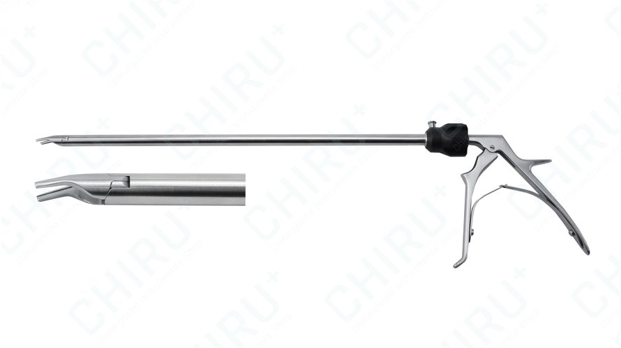 Endoskopische Clip Anlegezange, hellgrün (ML), Townsend Griff, Ø 10 mm, 330 mm für VeSeal Clips™
