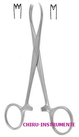 CHAPUT Tumorfaßklemme, 13 cm, 2x3 Zähne CHAPUT Tumorfaßklemme, 13 cm, 2x3 Zähne