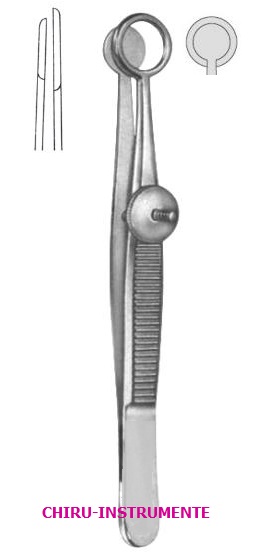 AYER chalazion forceps, 9 cm (3 ½"), with screw AYER chalazion forceps, 9 cm (3 ½"), with screw
