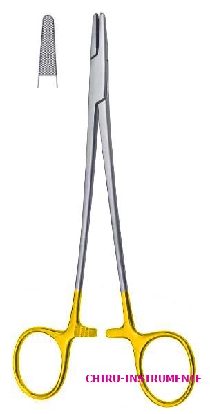 HARTMETALL (TC) MAYO-HEGAR Nadelhalter, kräftiges Modell, 18cm