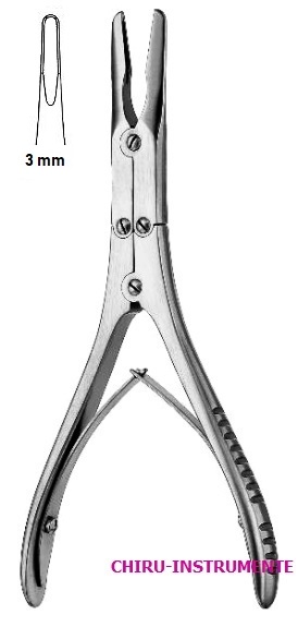 BÖHLER Hohlmeisselzange, gerade, 3mm, 15cm BÖHLER Hohlmeisselzange, gerade, 3mm, 15cm