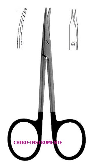 STEVENS tenotomy scissors, curved, bl/bl, 11.5 cm (4 ½"),  Supercut (SC)