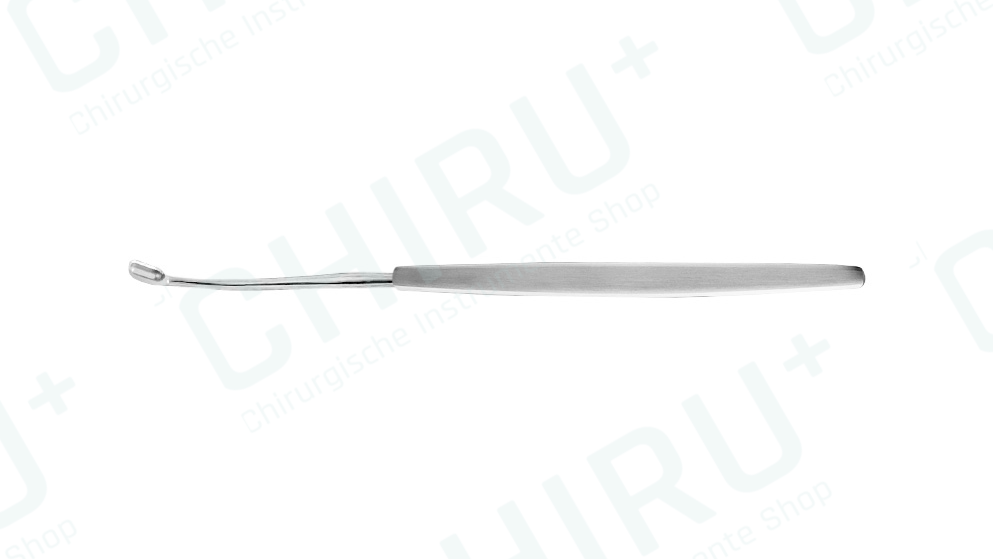Antrum curette, 30°, 19 cm, oblong