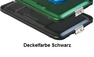 Entsorgungscontainer, Deckel Schwarz, L.x B.x H. : 462x274x155mm