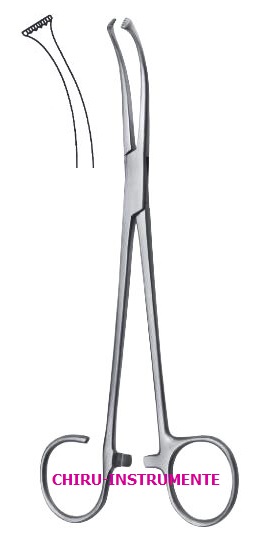 WHITE Tonsillenfasszange, gebogen, 18cm WHITE Tonsillenfasszange, gebogen, 18cm