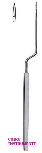 SEXTON paracentese needle, angular, 17 cm (6 ¾")