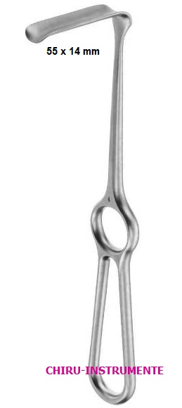DOCKHORN retractor, 55 x 14 mm, 20.5cm (8")