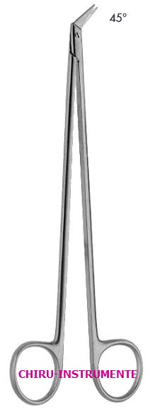 DIETHRICH Gefäßschere, 45°, sp./sp., 16 cm
