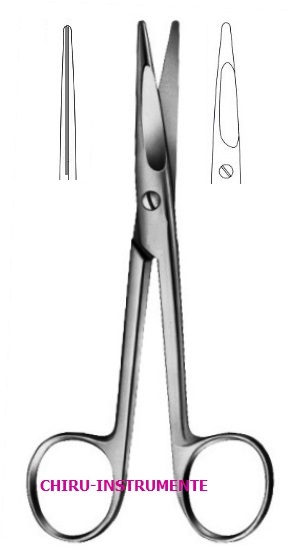 MAYO-STILLE Schere, gerade, 14 cm, abgeschr