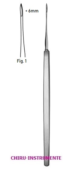 KNAPP Iris Messer, Fig. 1, 6mm, 13cm