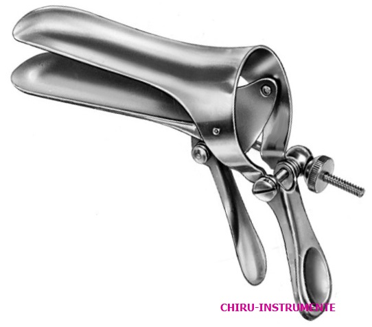 CUSCO vaginal speculum, fig. 1, 75 x 32 mm, lateral screw