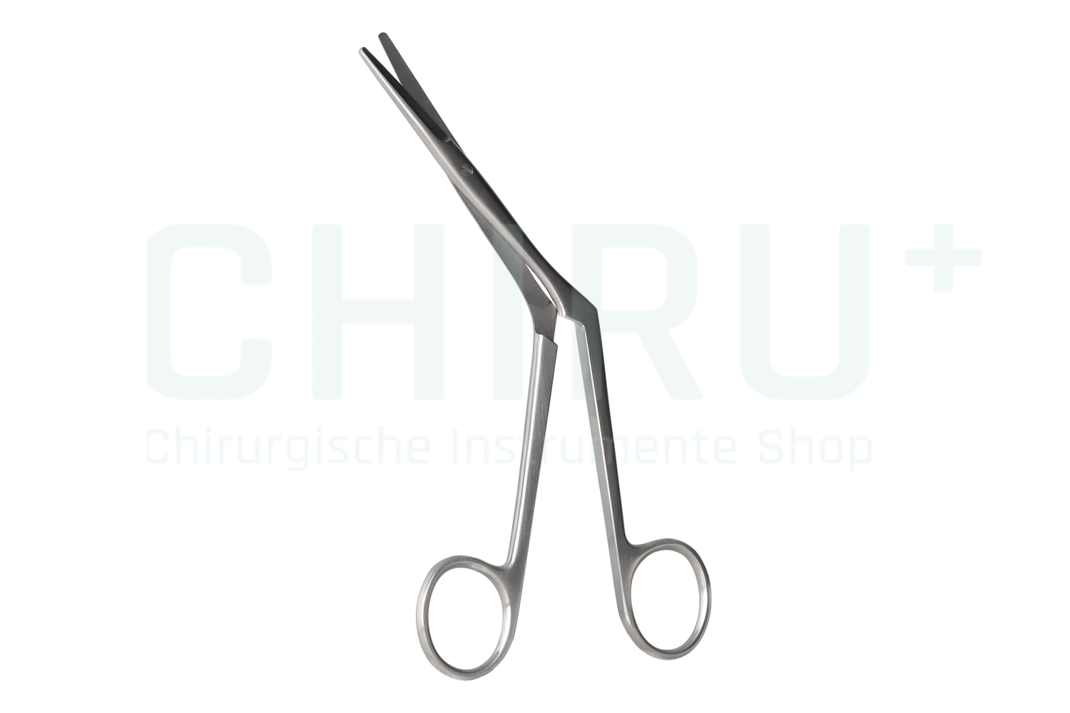 HEYMANN nasal scissors, curved, 18 cm (7")