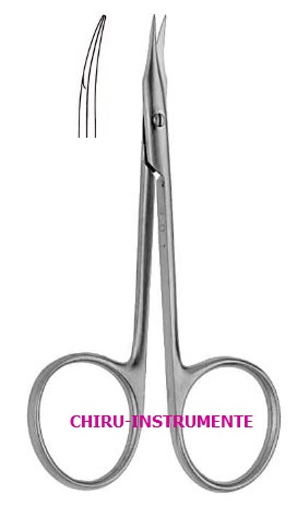 Schere,gebogen, 10 cm,fein Schere,gebogen, 10 cm,fein