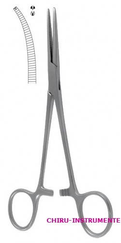 CRILE-RANKIN Gefäßklemme, gebogen, 16 cm, 1 x 2 Zähne  CRILE-RANKIN Gefäßklemme, gebogen, 16 cm, 1 x 2 Zähne