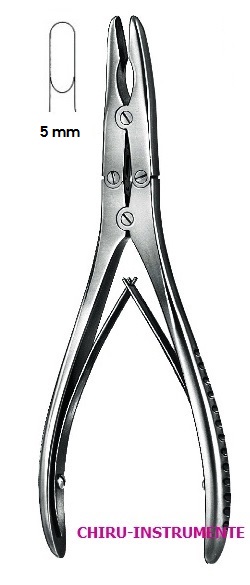 RUSKIN Hohlmeisselzange, gerade, 5mm, 18cm RUSKIN Hohlmeisselzange, gerade, 5mm, 18cm