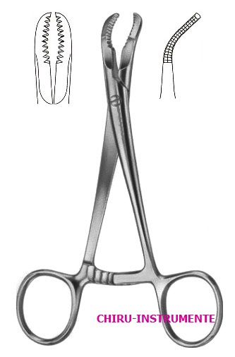 Knochenhaltezange, 14cm Knochenhaltezange, 14cm