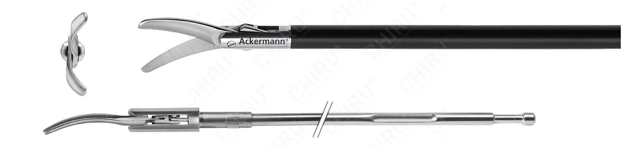 Metzenbaum, gebogen, gezahnt, Ø 5 mm, 330 mm, XPress Lock™ Metzenbaum, gebogen, gezahnt, Ø 5 mm, 330 mm, XPress Lock™