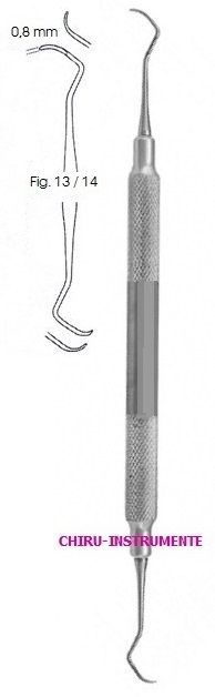 COLUMBIA-Kürette, Fig. 13 und 14, 17,5cm