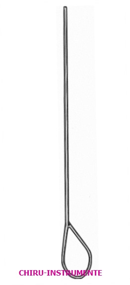 STACKE Ohrsonde, Ø 1 mm, 10,5 cm, Silber