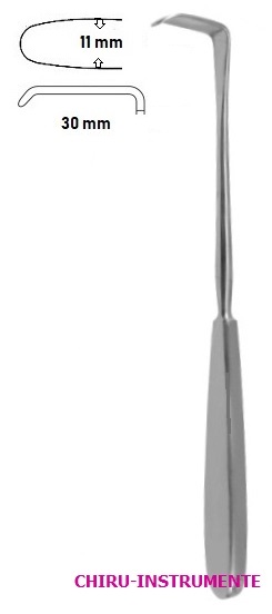 LANGENBECK Wundhaken, 30x11mm, 22cm LANGENBECK Wundhaken, 30x11mm, 22cm