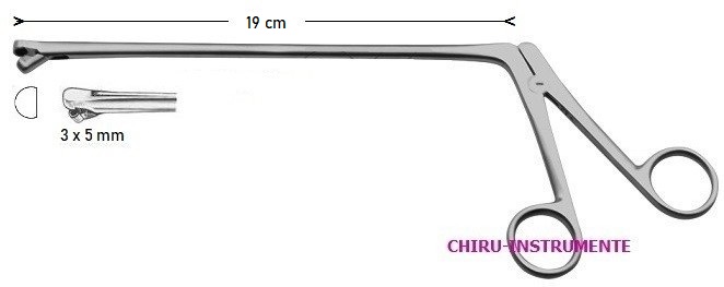 BERGER Biopsiezange, 3 x 5 mm, 19 cm  BERGER Biopsiezange, 3 x 5 mm, 19 cm