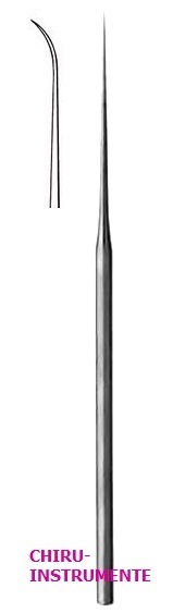 ROSEN ear needle, strong curved, sharp, 16 cm (6 ¼")