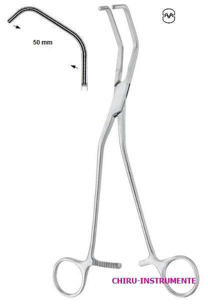 OCHSNER atraumatic clamp, 23.5 cm (9 ¼")