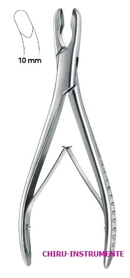 LUER bone rongeur, 17 cm (6 ¾"), straight